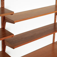 Mid Century Danish HG Teak Wood Modular Wall Unit Shelving & Bookcase