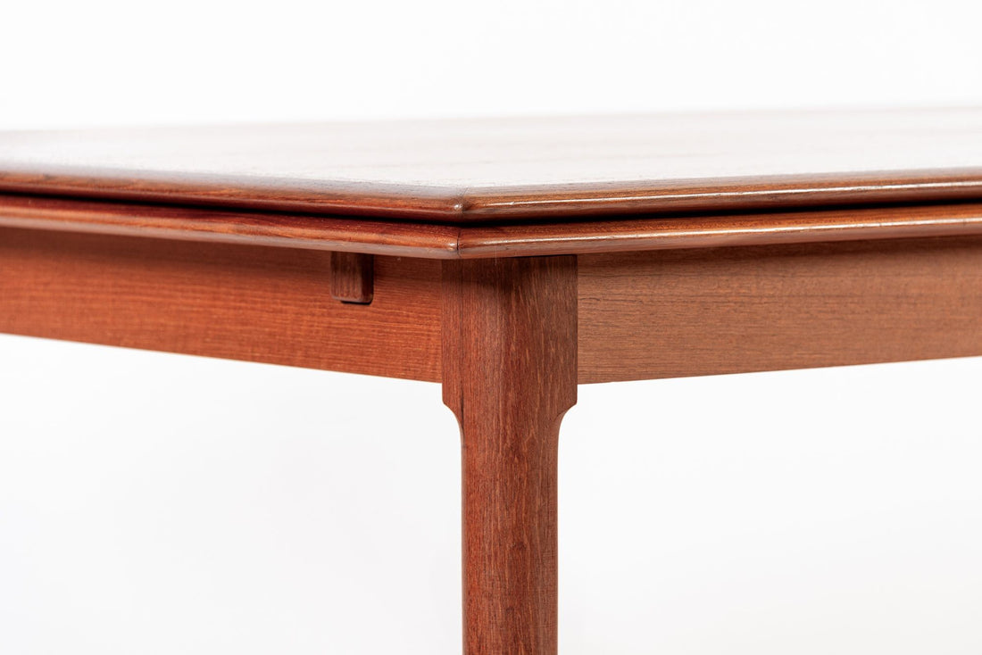 Mid Century Danish Teak Extension Dining Table by Kai Kristiansen (attr.)