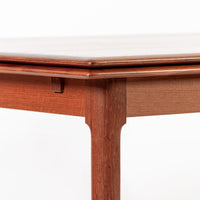 Mid Century Danish Teak Extension Dining Table by Kai Kristiansen (attr.)