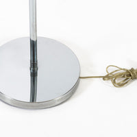 Mid Century Silver Floor Lamp Sarfatti Style