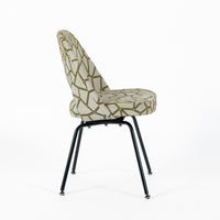 Eero Saarinen Executive Side Chair for Knoll Mid Century Modern Black Metal