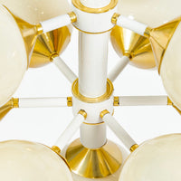 Mid-Century Modern Sputnik Chandelier by Szarvasi, Hungary 1970s, 3x Available