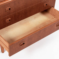 Mid-Century Teak Rolltop Secretary Desk by Egon Ostergaard, Made in Sweden