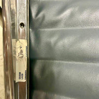 Eames Blue Gray Leather Office Lounge Chair for Herman Miller - 2 Available