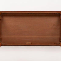 Antique French Art Deco Cherry Wood Writing Desk Table by Jacques Quinet