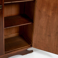 Antique French Art Deco Rosewood Vitrine Display Cabinet or Bookcase, 1940s