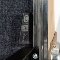 Eames Herman Miller Tall Cream Leather Office Chair Aluminum Group