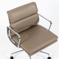 Eames for Herman Miller Taupe Tan Leather Office Chair 2000s