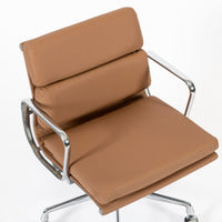 Eames for Herman Miller Aluminum Group Office Chair in Schumacher VEGAN Leather