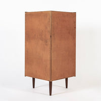 Mid Century Danish Rosewood Corner Bar Cabinet 1960s