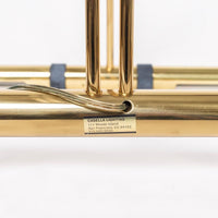 Vintage Tubular Brass Table Lamp by Casella Lighting, 1970s