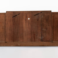 Antique Italian Art Deco Wood Sideboard Credenza or Bar Cabinet 1940s