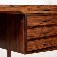 Exceptional Mid Century Danish Large Rosewood Executive Desk