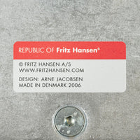 Mid Century Danish Black Leather Swan Chairs by Arne Jacobsen for Fritz Hansen