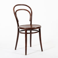 Vintage Bent Wood Cafe Bistro Chairs by Drevounia, Set of 8