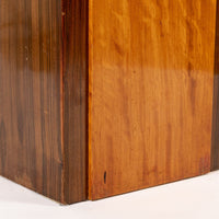 Antique Art Deco Small Wood Nightstand or Side Cabinet, 1930s