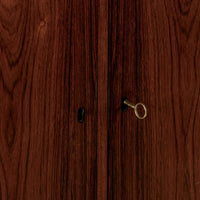 Mid Century Swedish Modern Tall Rosewood Cabinet