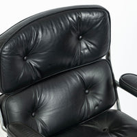 Eames Time Life Executive Chair Herman Miller Black Leather Office Chair 1981