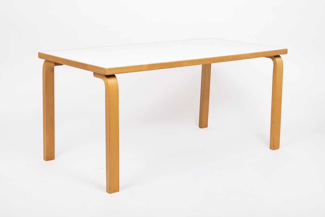 Modernist Plywood & Laminate Table by Alvar Aalto for Artek