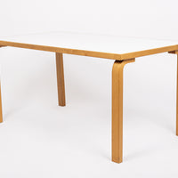 Modernist Plywood & Laminate Table by Alvar Aalto for Artek