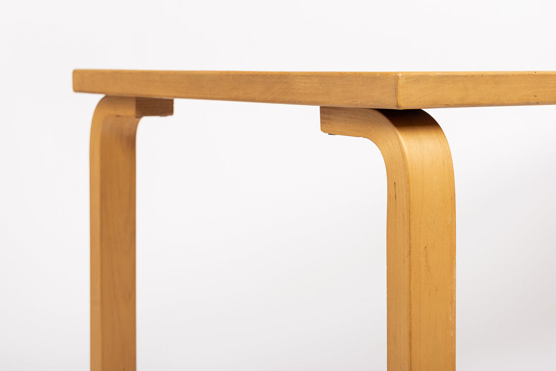 Modernist Plywood & Laminate Table by Alvar Aalto for Artek