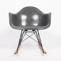 1959 Mid Century RAR Gray Rocking Chair by Eames for Herman Miller