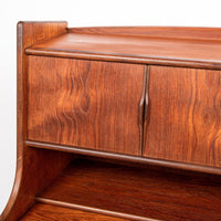 Mid Century Finnish Teak Secretary Desk by Venesta