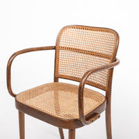 Mid Century Bentwood & Cane Cafe Chairs by Joseph Hoffman for Stendig