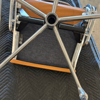 Eames Herman Miller Brown Leather Desk Chair Pair 2000s