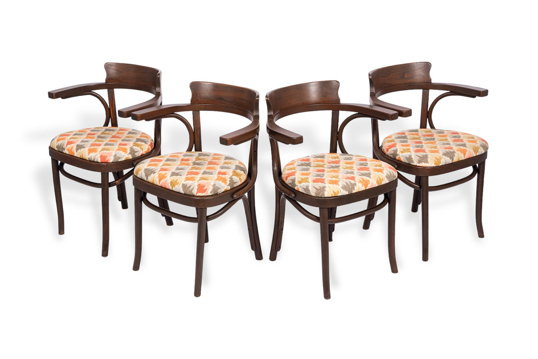 Vintage Bentwood Bistro Cafe Chairs in the Style of J&J Kohn