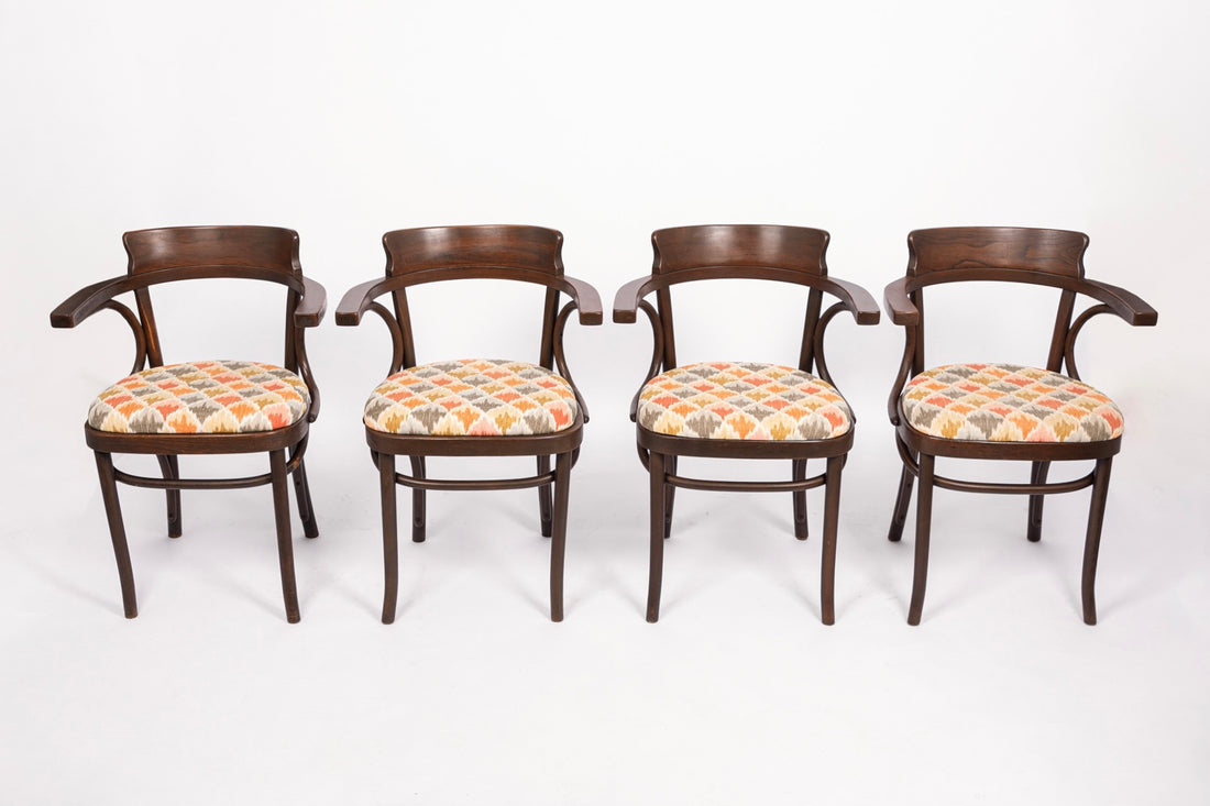 Vintage Bentwood Bistro Cafe Chairs in the Style of J&J Kohn