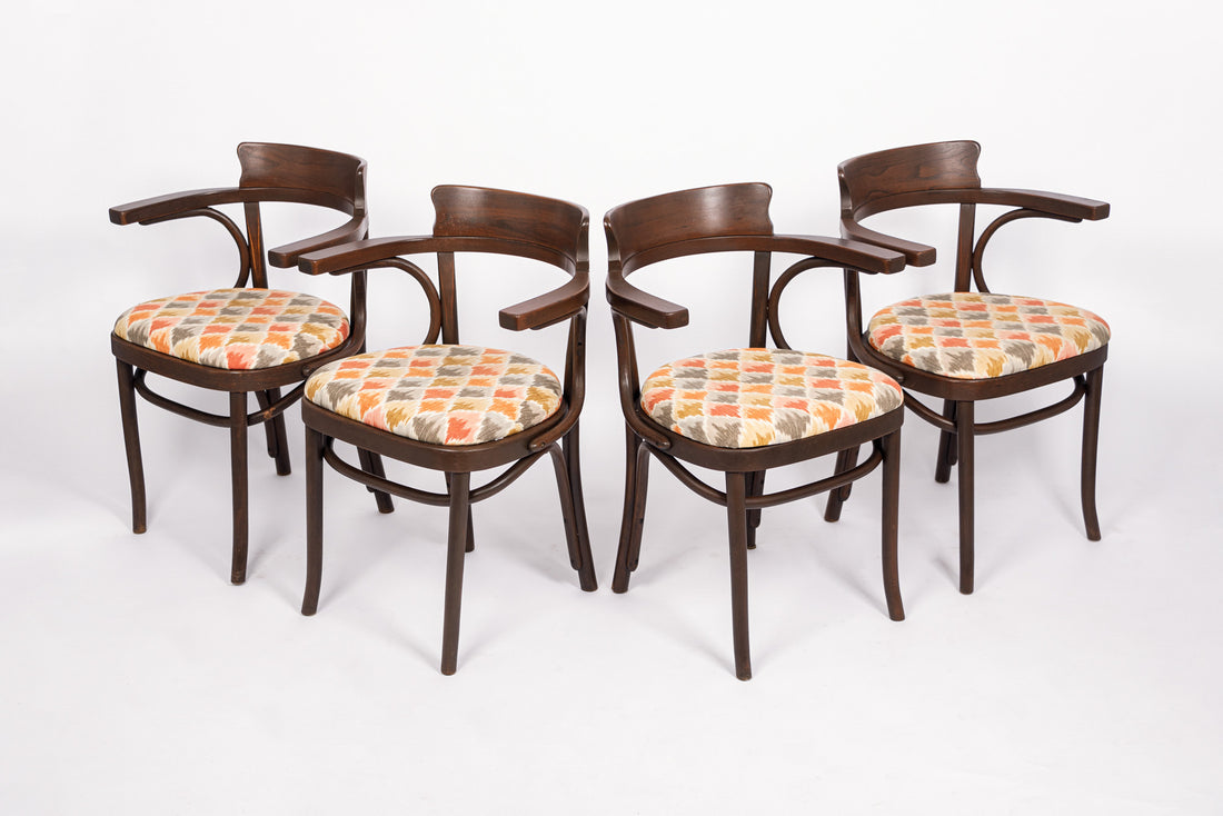 Vintage Bentwood Bistro Cafe Chairs in the Style of J&J Kohn