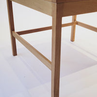 Mid Century Danish Square Oak Wood Coffee Table by Borge Mogensen