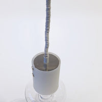 Mid Century Swedish Modern Glass Pendant Lamp by Orrefors