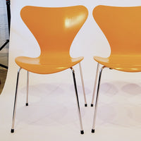 Danish Modern Dining Chairs Series 7 by Arne Jacobsen for Fritz Hansen