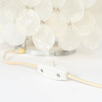 Vintage Mid Century Shell Table Lamp by Vernor Panton for Luber