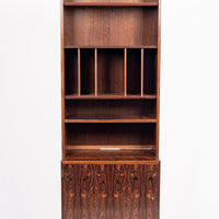 Mid Century Danish Bookshelf Cabinet in Rosewood by Carlo Jensen