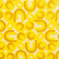 Mid Century Mod 1970s Yellow Loveseat and Lounge Chair Set