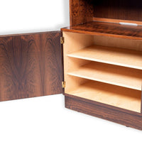 Mid Century Danish Bookshelf Cabinet in Rosewood by Carlo Jensen