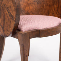 1930s Antique Art Deco Rosewood Side Chairs