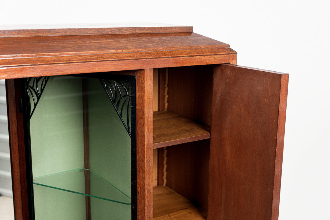 Art Deco Vitrine Cabinet by Ateliers Gauthier Poinsignon, France, Signed