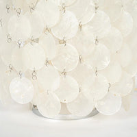 Vintage Mid Century Shell Table Lamp by Vernor Panton for Luber