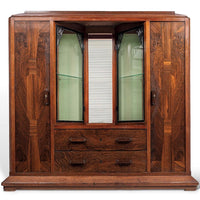Art Deco Vitrine Cabinet by Ateliers Gauthier Poinsignon, France, Signed