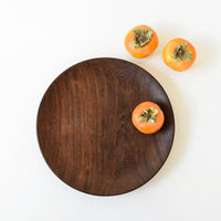 Vintage Mid Century Handcrafted African Wenge Wood Plate, 1960s