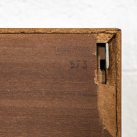 Vintage Mid Century Danish Modern Wall Mounted Floating Shelf in Rosewood, 1960s