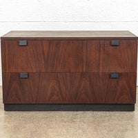 Vintage Mid Century Milo Baughman for Directional Wooden Nightstands
