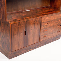 Mid Century Danish Bookcase in Rosewood by Carlo Jensen