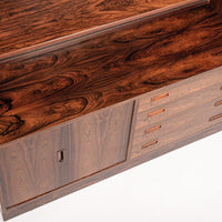 Mid Century Danish Bookcase in Rosewood by Carlo Jensen