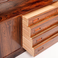 Mid Century Danish Bookcase in Rosewood by Carlo Jensen