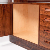 Mid Century Danish Bookcase in Rosewood by Carlo Jensen